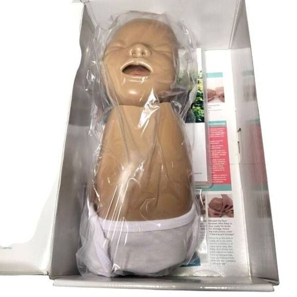 Infant CPR Anytime Brown Skin Kit By American Heart Association New Open Box - Picture 3 of 8